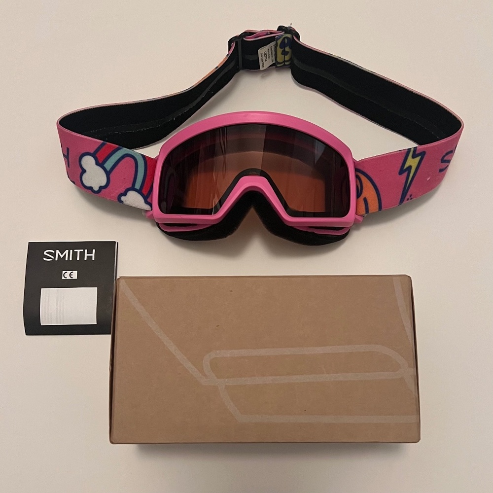SMITH RASCAL KIDS’ GOGGLES - YOUTH FIT SMALL in PINK